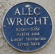 Alec Wright, the famous local artist Alec Wright, the famous local artist