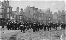 This photograph is called Band, so perhaps it is a Band of Hope march This photograph is called Band, so perhaps it is a Band of Hope march