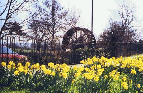 The old Mill Wheel makes a good setting