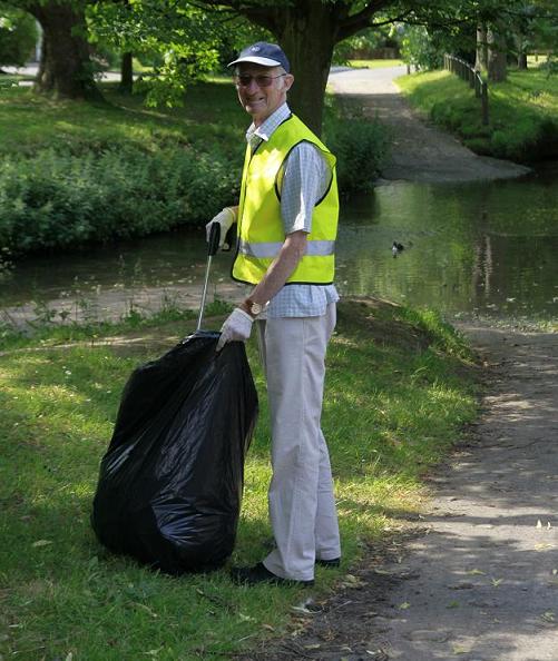 Fred at the Ford at Levenside