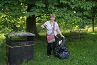 Why do people toss litter so near to a litterbin?