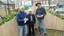 Eric Lee, Linda Purnell and Frazer Johnston