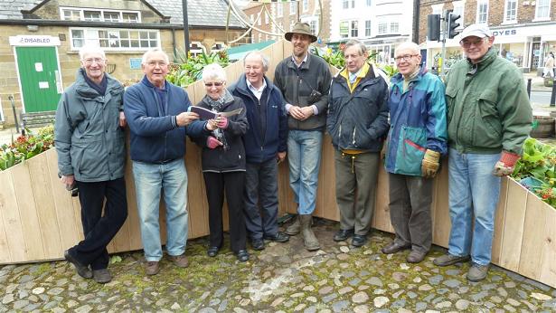 The intrepid band of volunteers