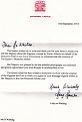 The letter from the Queen The letter from the Queen
