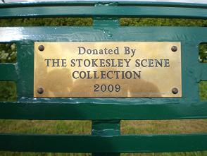 The Plaque on the Commemorative Seat