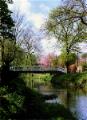 The Eastern footbridge over the Leven