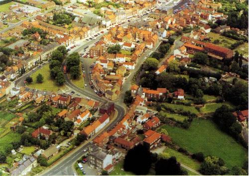 Aerial view of Stokesley from the South East